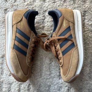 Adidas Tan and Navy Sneakers